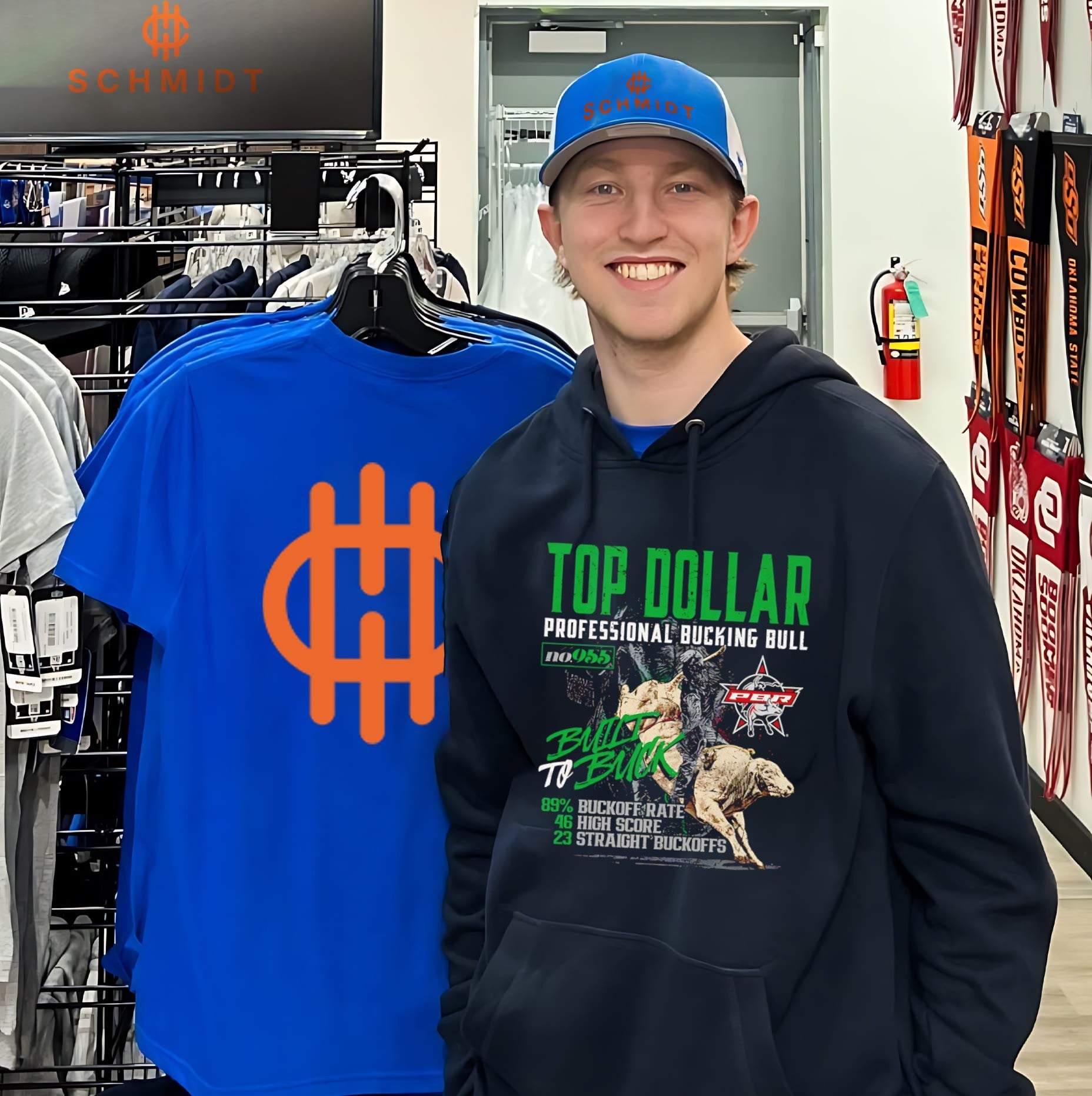 PBR Top Dollar Built to Buck Professional Bucking Bull shirt