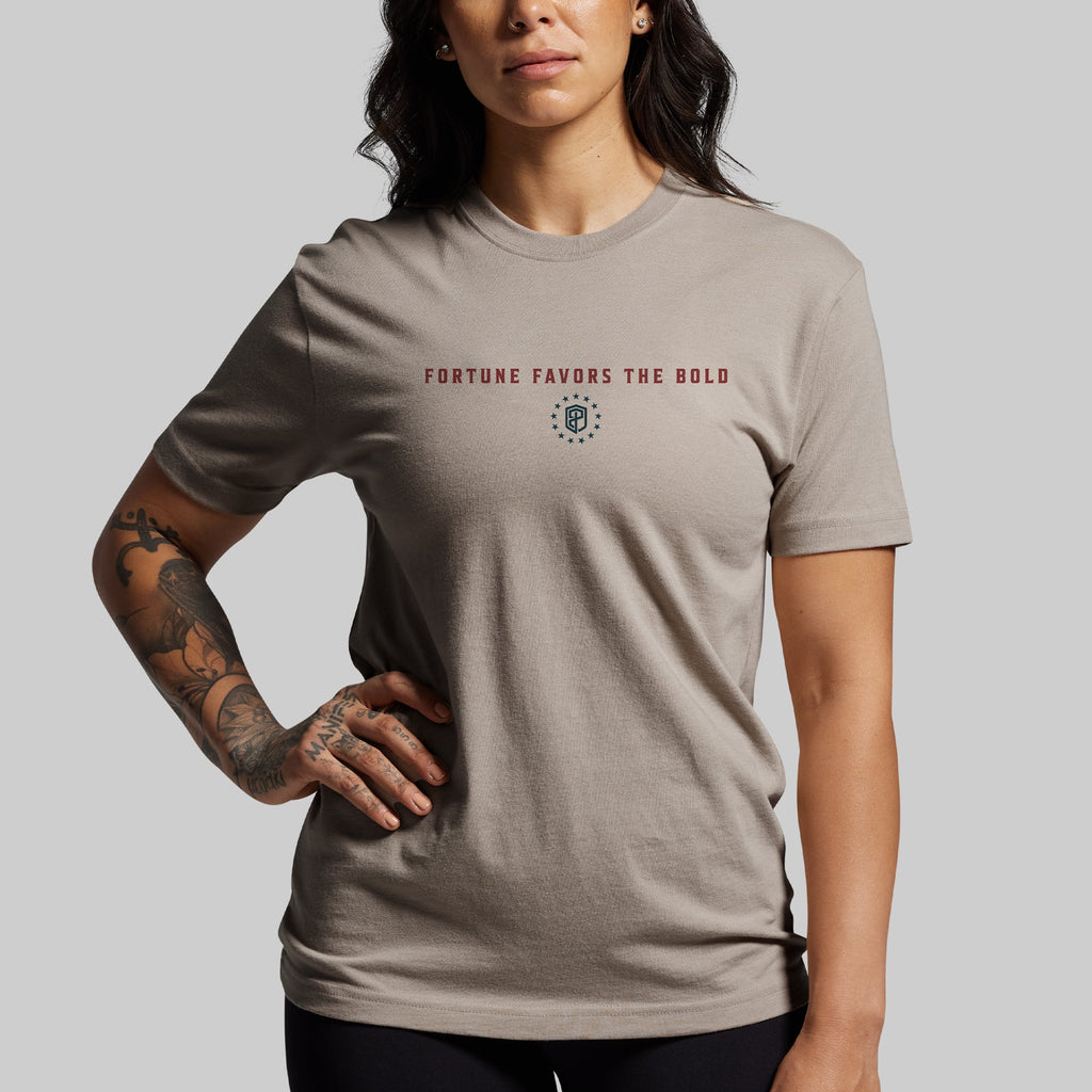 Fortune Favors the Bold Tee (Sandstone)