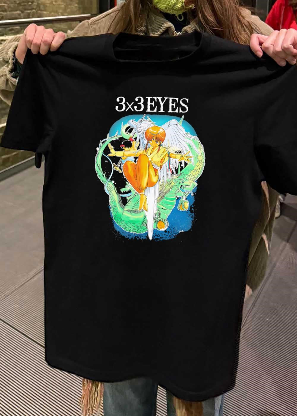 Pai and Yakumo in Combat 3×3 EYES T-Shirt
