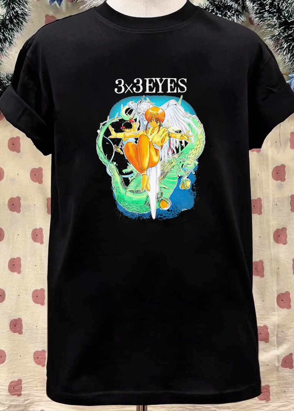Pai and Yakumo in Combat 3×3 EYES T-Shirt