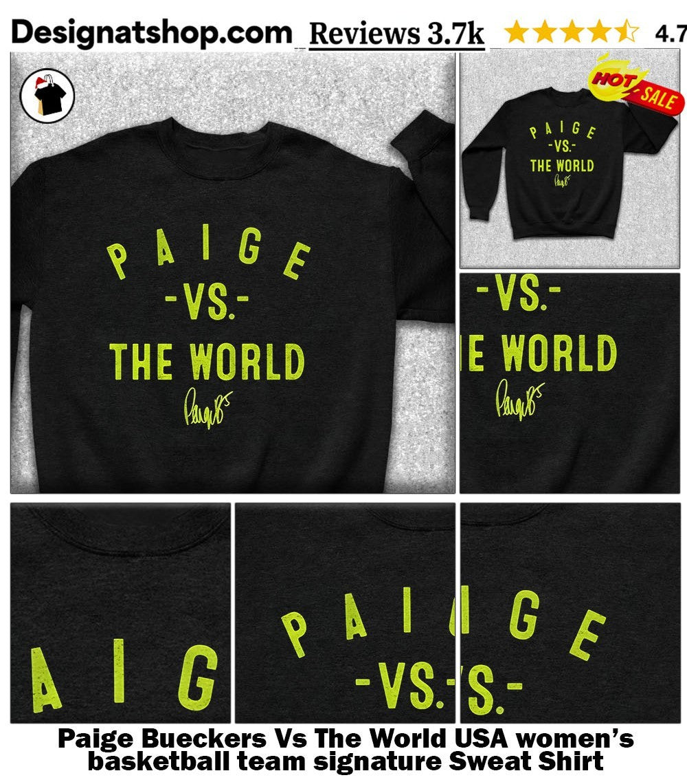 Paige Bueckers Vs The World USA women’s basketball team signature shirt