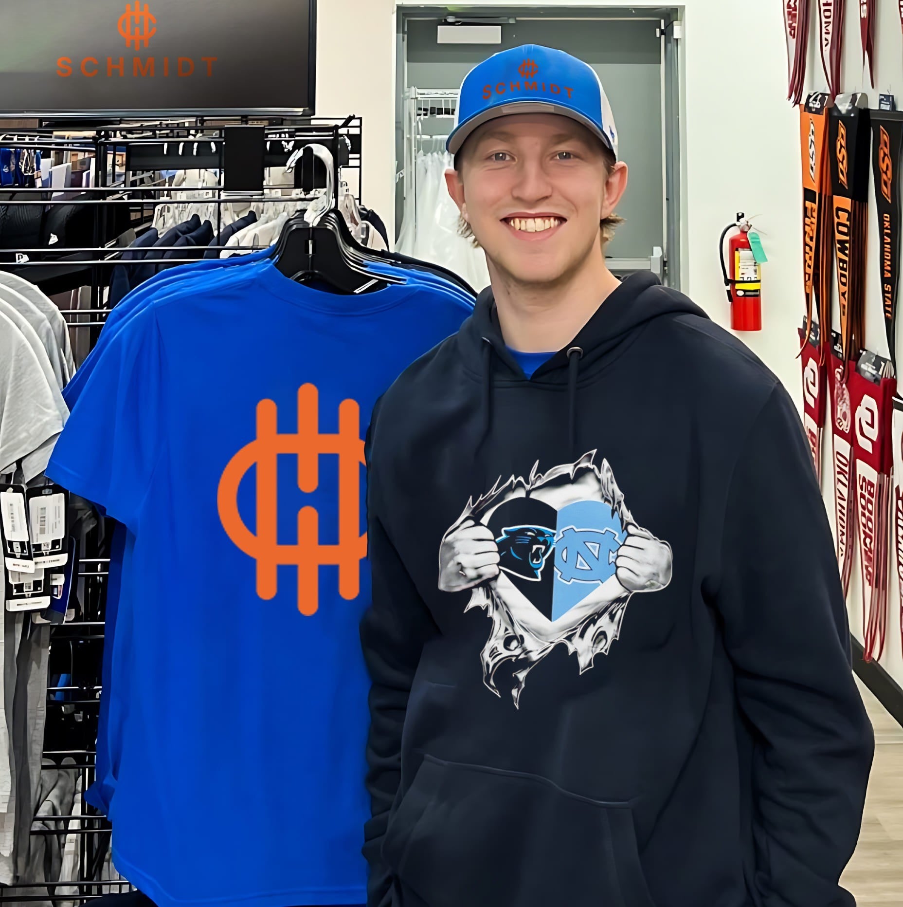 Panthers and Tar Heels It Is in My Heart shirt