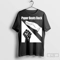 Paper Beats Rock Hand T Shirt Jpg