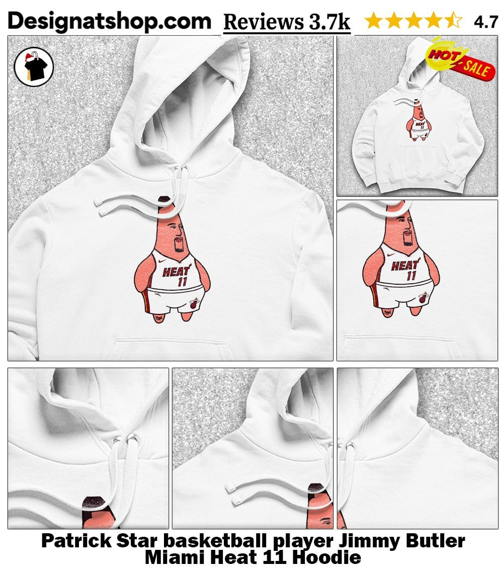 Patrick Star basketball player Jimmy Butler Miami Heat 11 shirt