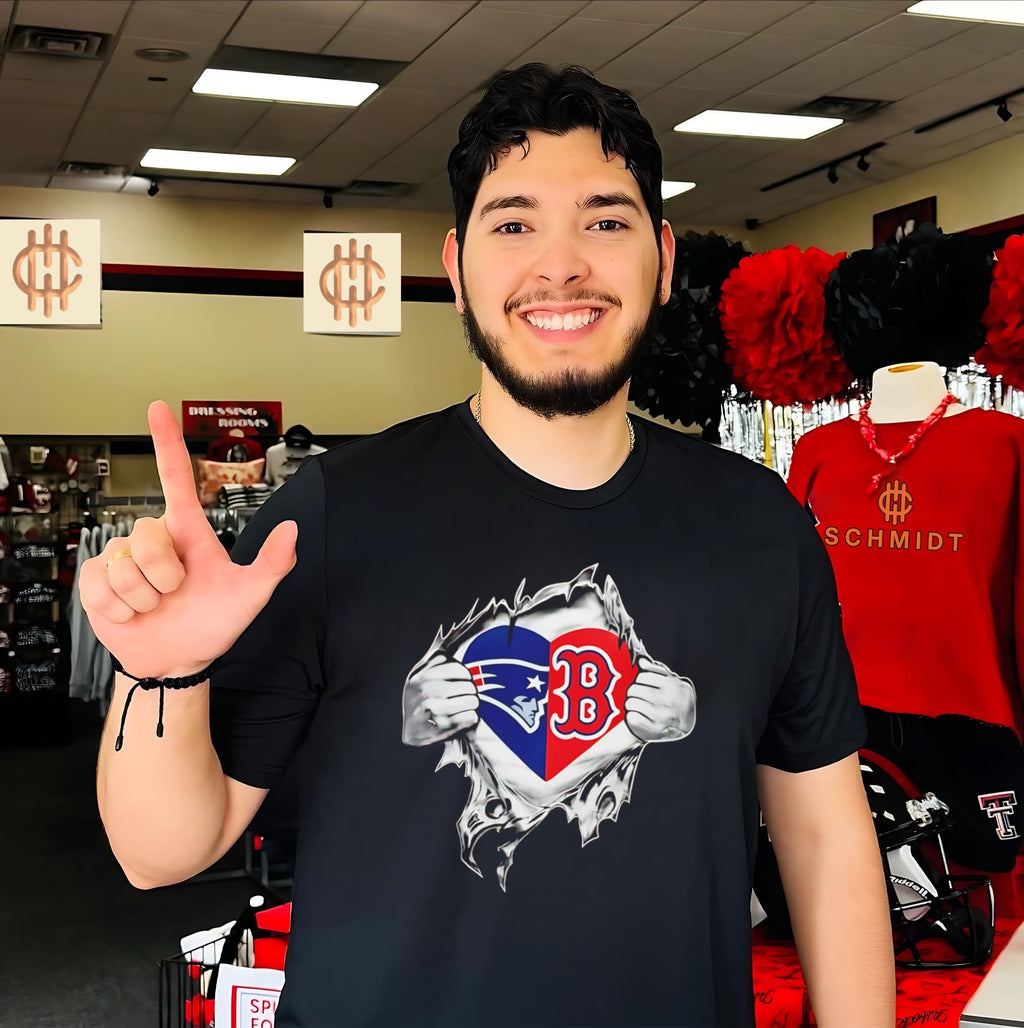 Patriots and Red Sox It Is in My Heart MLB shirt