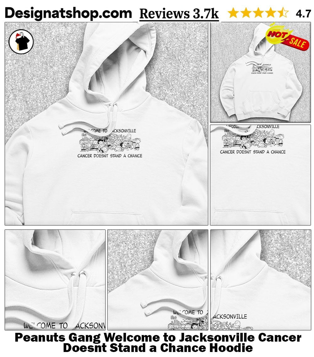 Peanuts Gang Welcome to Jacksonville Cancer Doesnt Stand a Chance shirt
