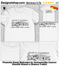 Peanuts Gang Welcome to Jacksonville Cancer Doesnt Stand a Chance shirt