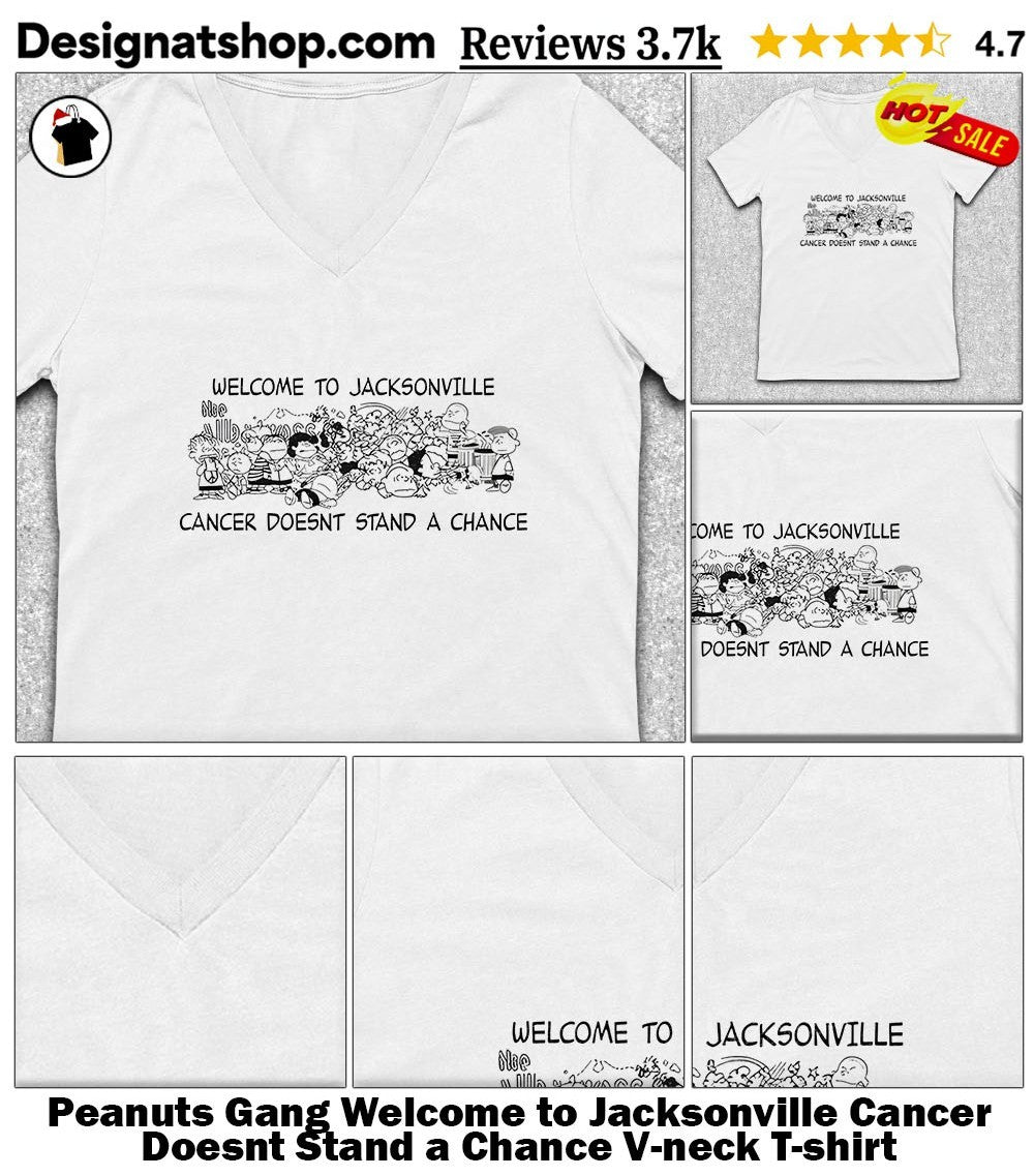 Peanuts Gang Welcome to Jacksonville Cancer Doesnt Stand a Chance shirt