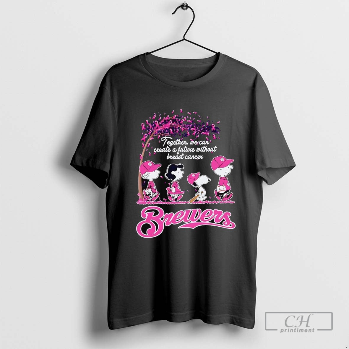 Peanuts Milwaukee Brewers Together We Can Create A Future Without Breast Cancer