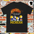 Peanuts character walking Michigan football it’s the most wonderful time of the year shirt