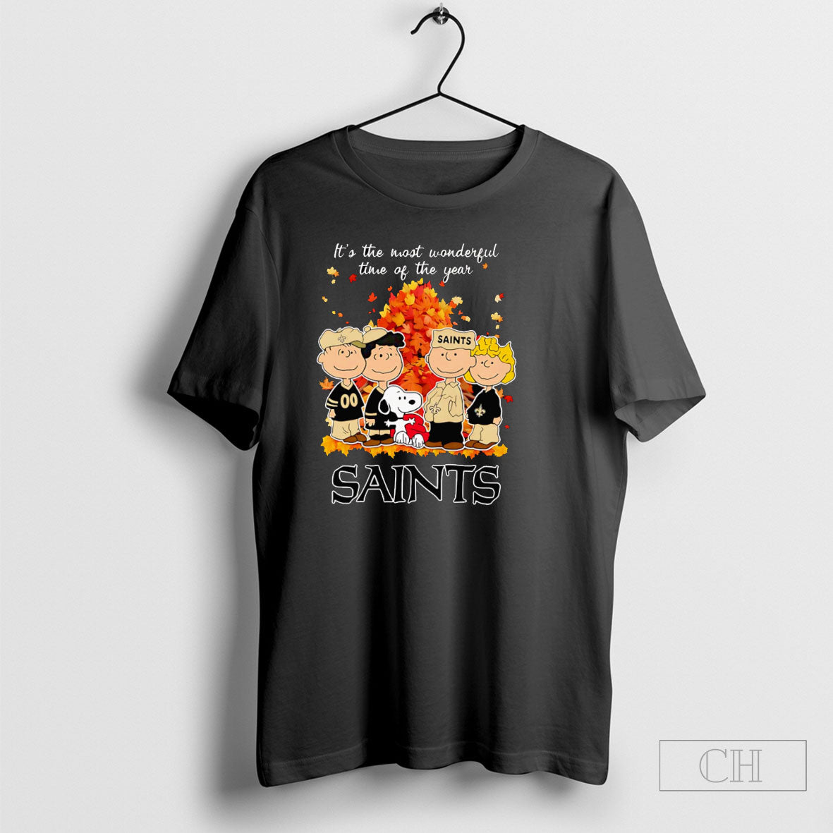 Peanuts Its The Most Wonderful Time Of The Year Saints Shirt Hoodie Teee