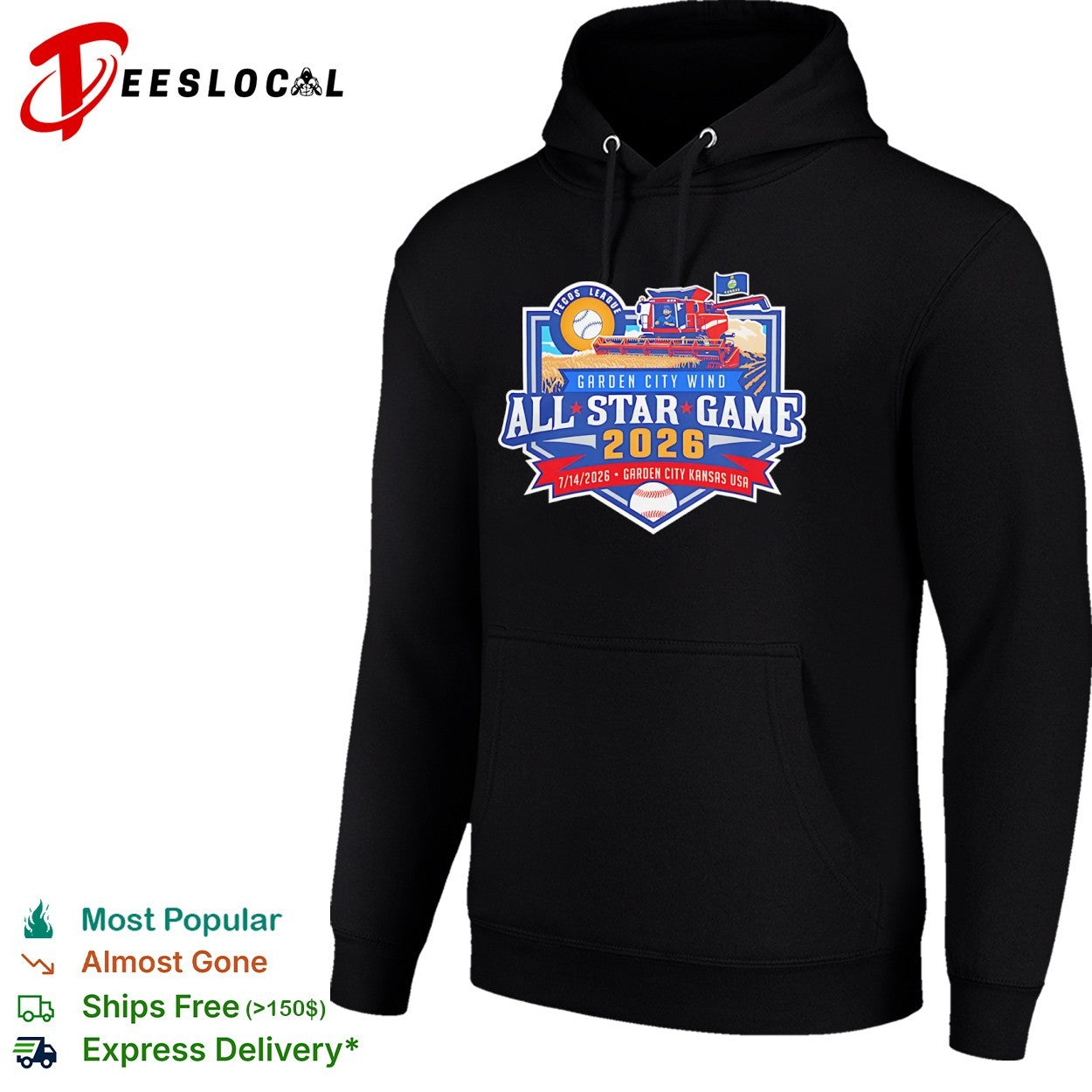 Pecos League Garden City Wind All Star Game 2026 7 14 2026 shirt