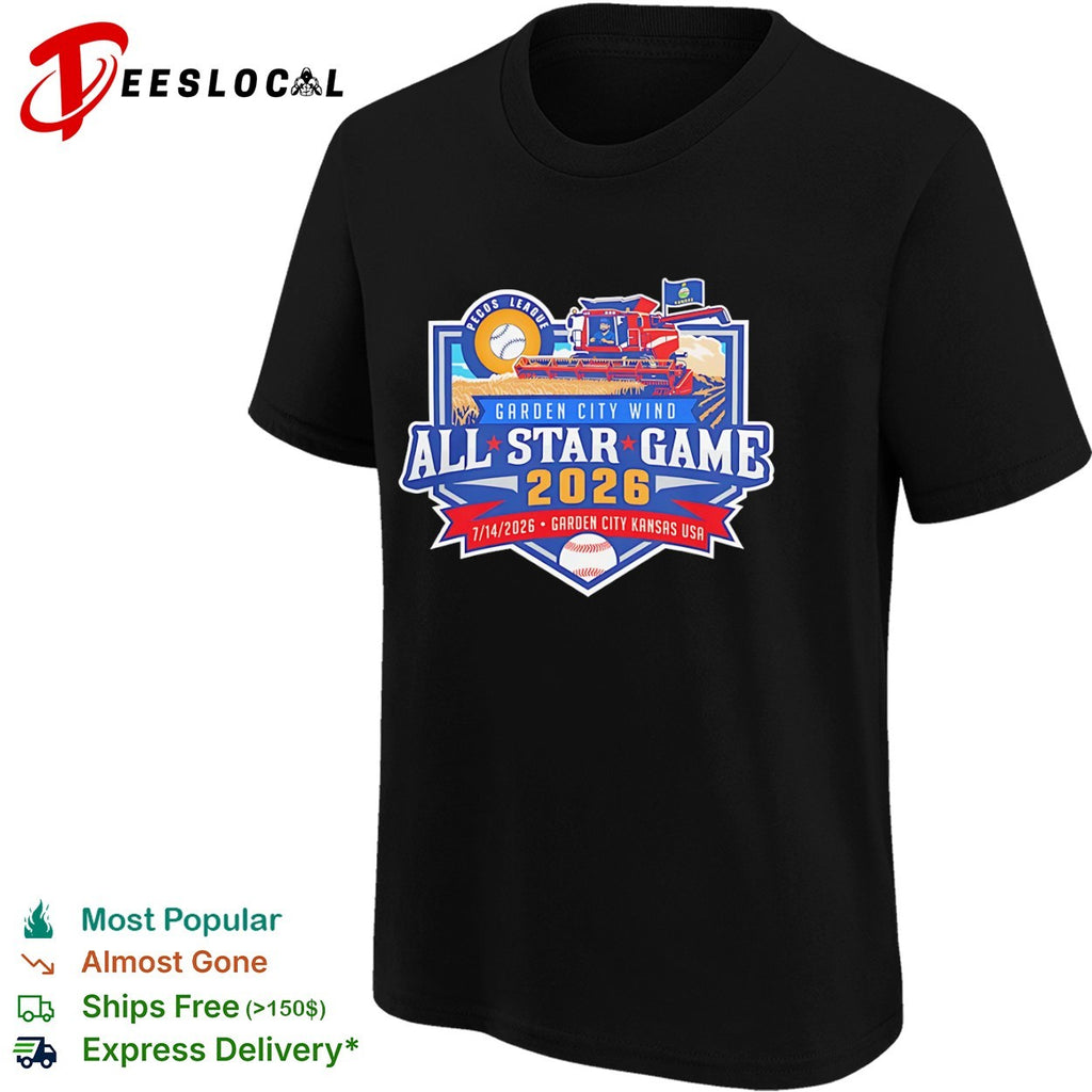Pecos League Garden City Wind All Star Game 2026 7 14 2026 shirt