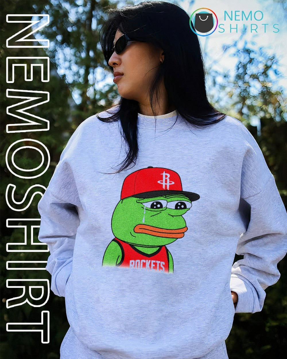 Pepe the Frog meme Houston Rockets shirt
