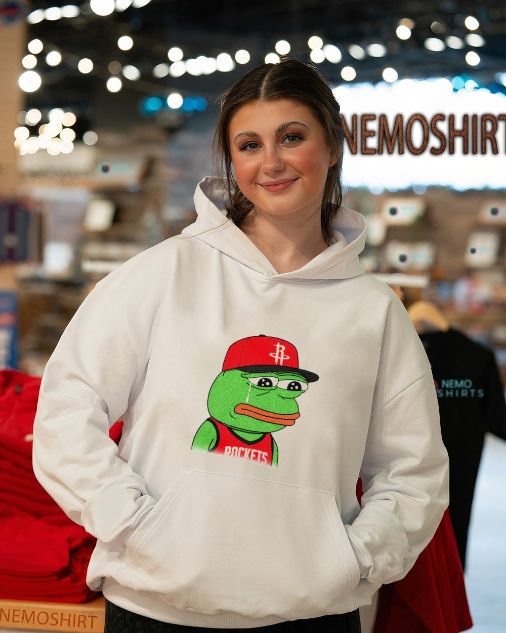 Pepe the Frog meme Houston Rockets shirt