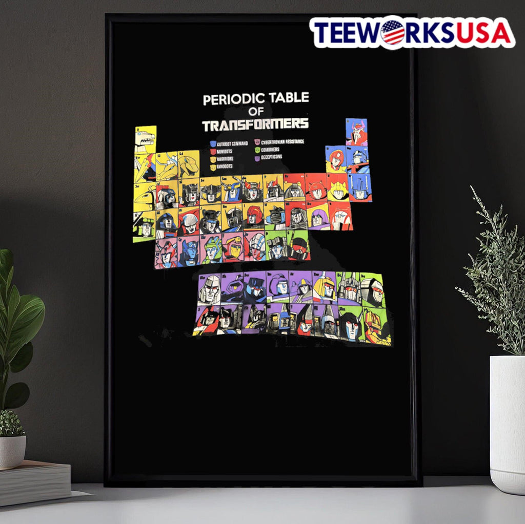 Periodic Table Of Transformers Shirt