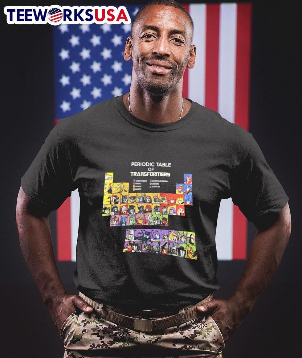 Periodic Table Of Transformers Shirt