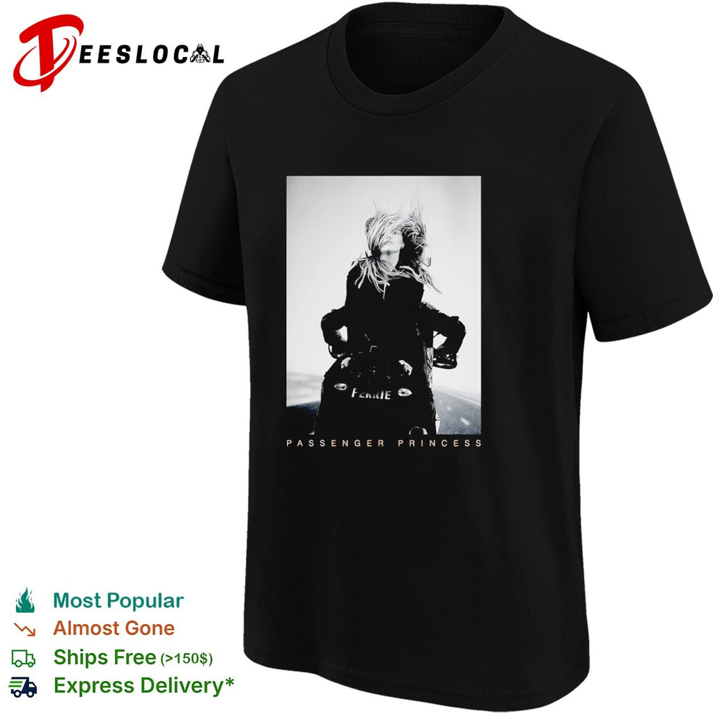 Perrie passenger princess motorcycle rider shirt