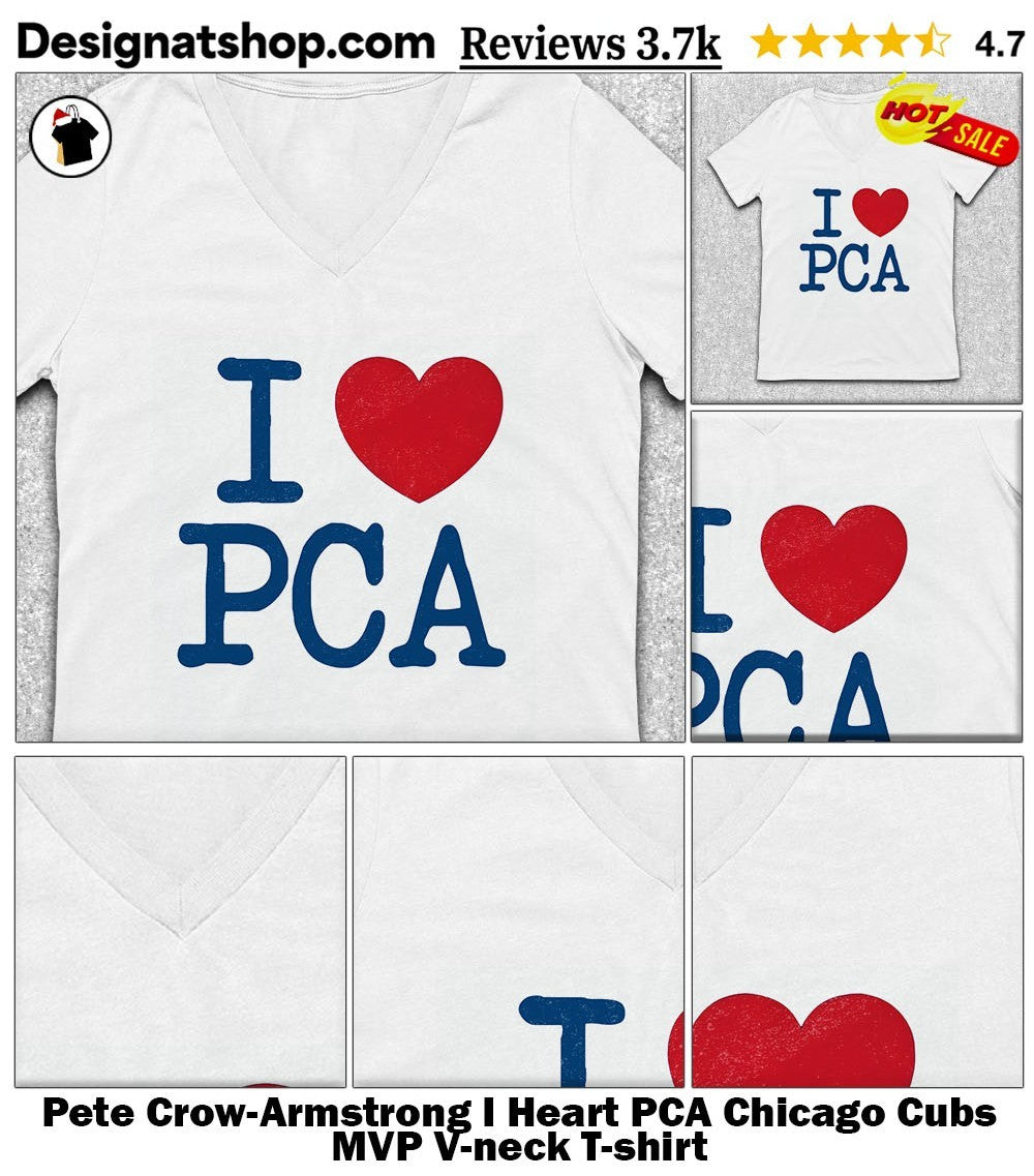Pete Crow-Armstrong I Heart PCA Chicago Cubs MVP shirt