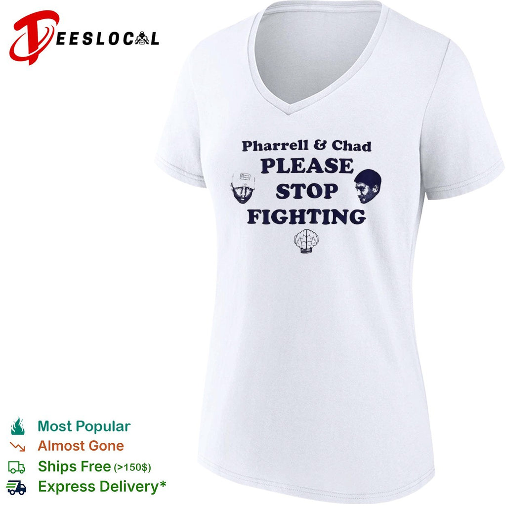 Pharrell Williams Chad Hugo The Neptunes please stop fighting shirt