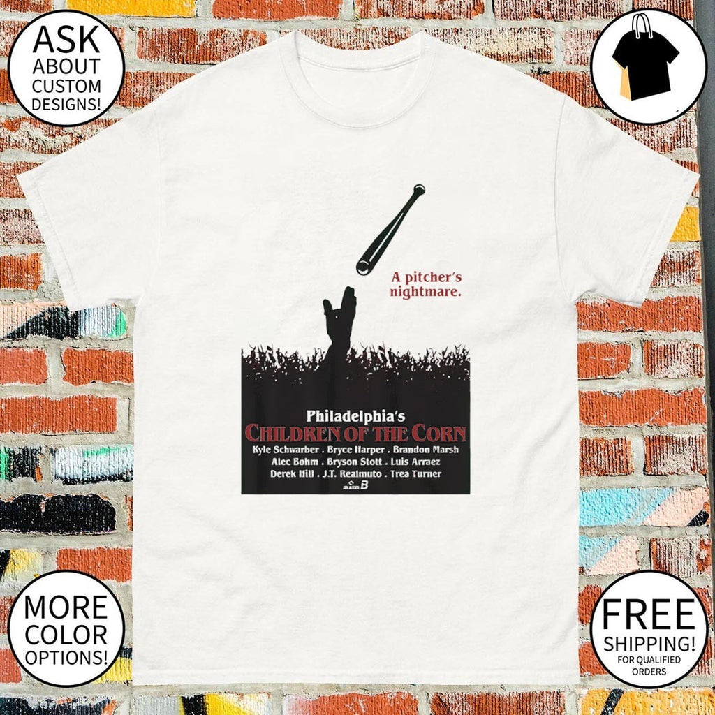 Philadelphia Baseball Children Of The Corn A Picther’s Nightmare shirt