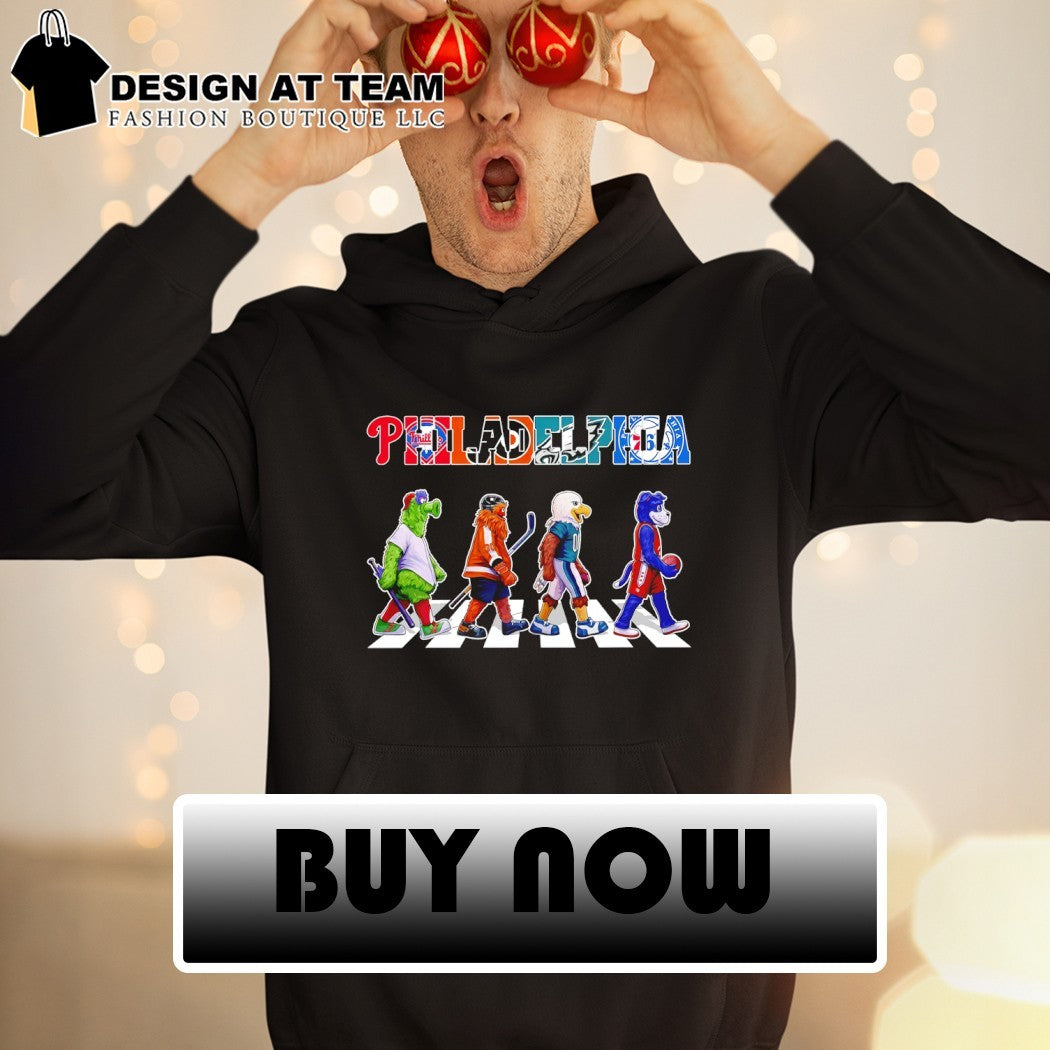 Philadelphia Mascots Abbey Road shirt