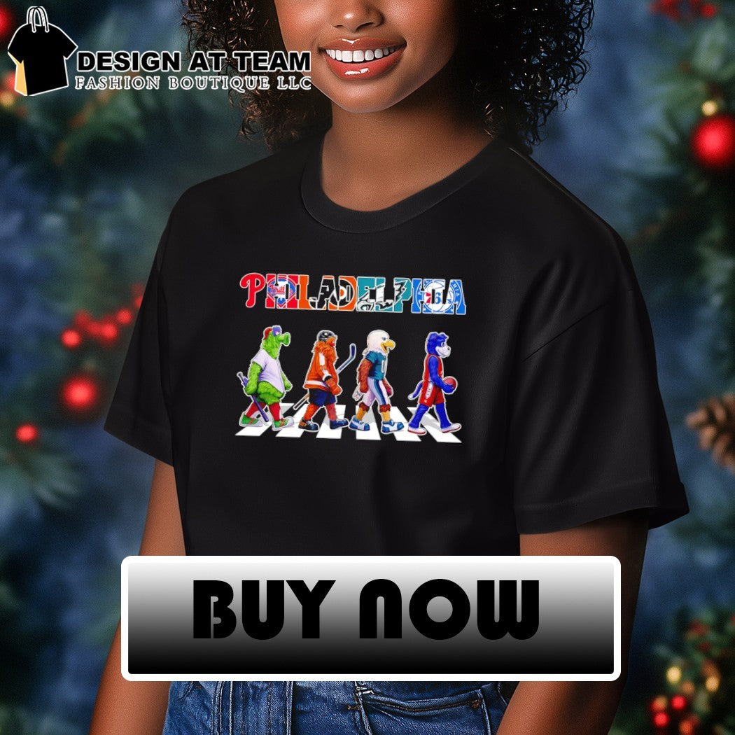 Philadelphia Mascots Abbey Road shirt