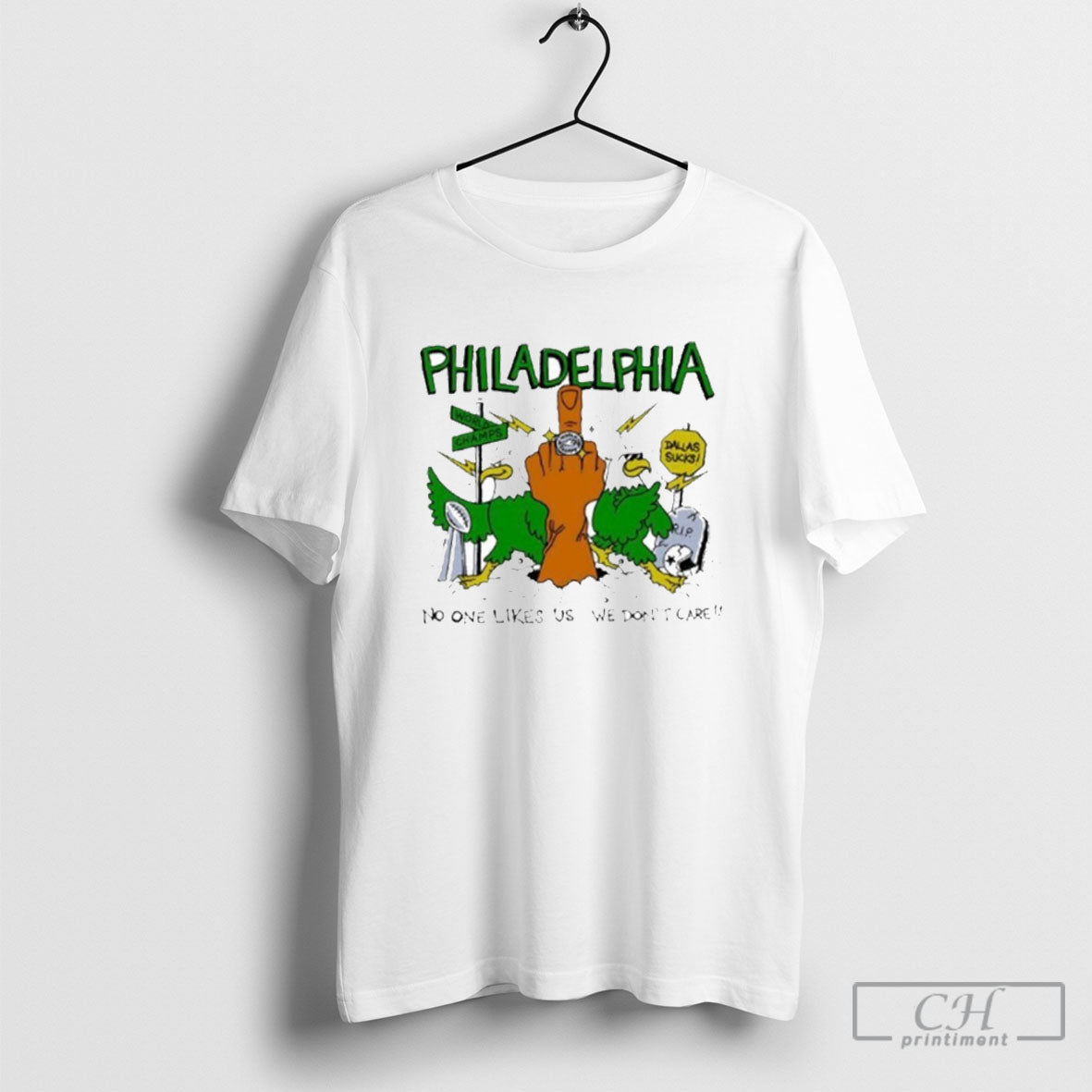 Philadelphia World Champs No One Likes Us We Dont Care Cartoon