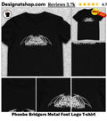 Phoebe Bridgers Metal Font Logo shirt
