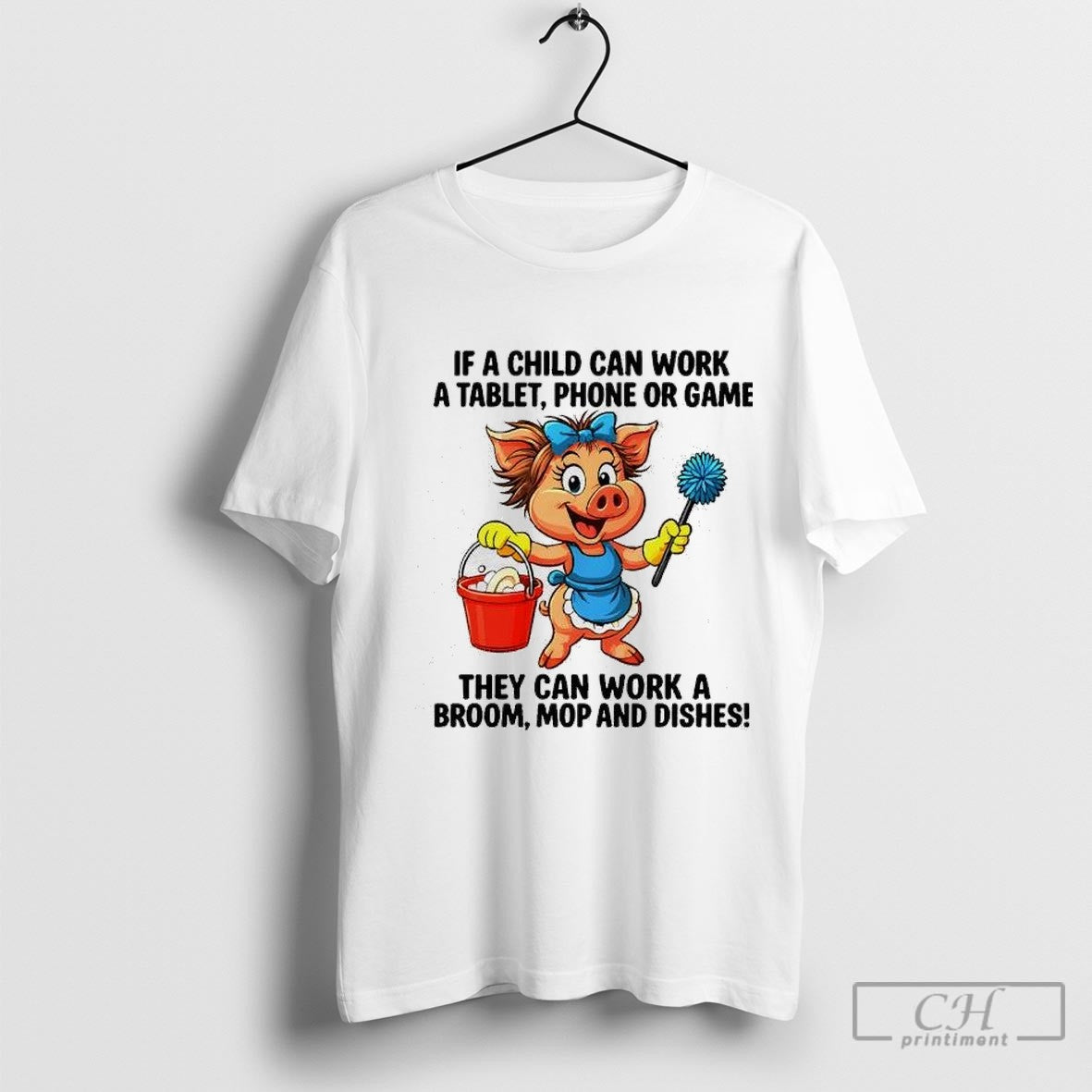 Pig Working Clean If A Child Can Work A Tablet Phone Or Game They Can
