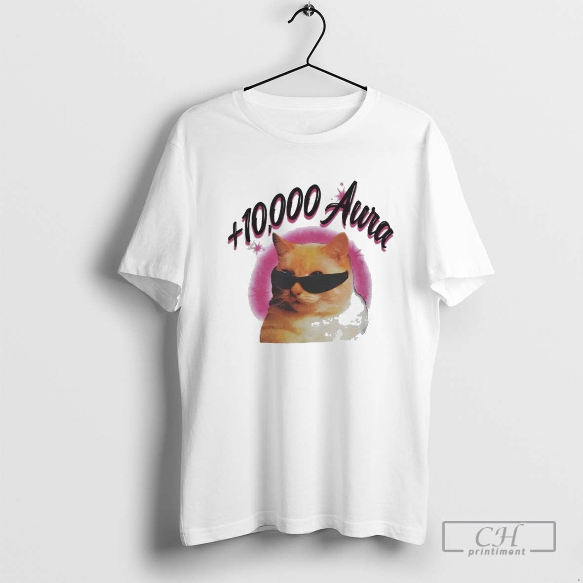 Pink Light Aura Cat 10000 Aura