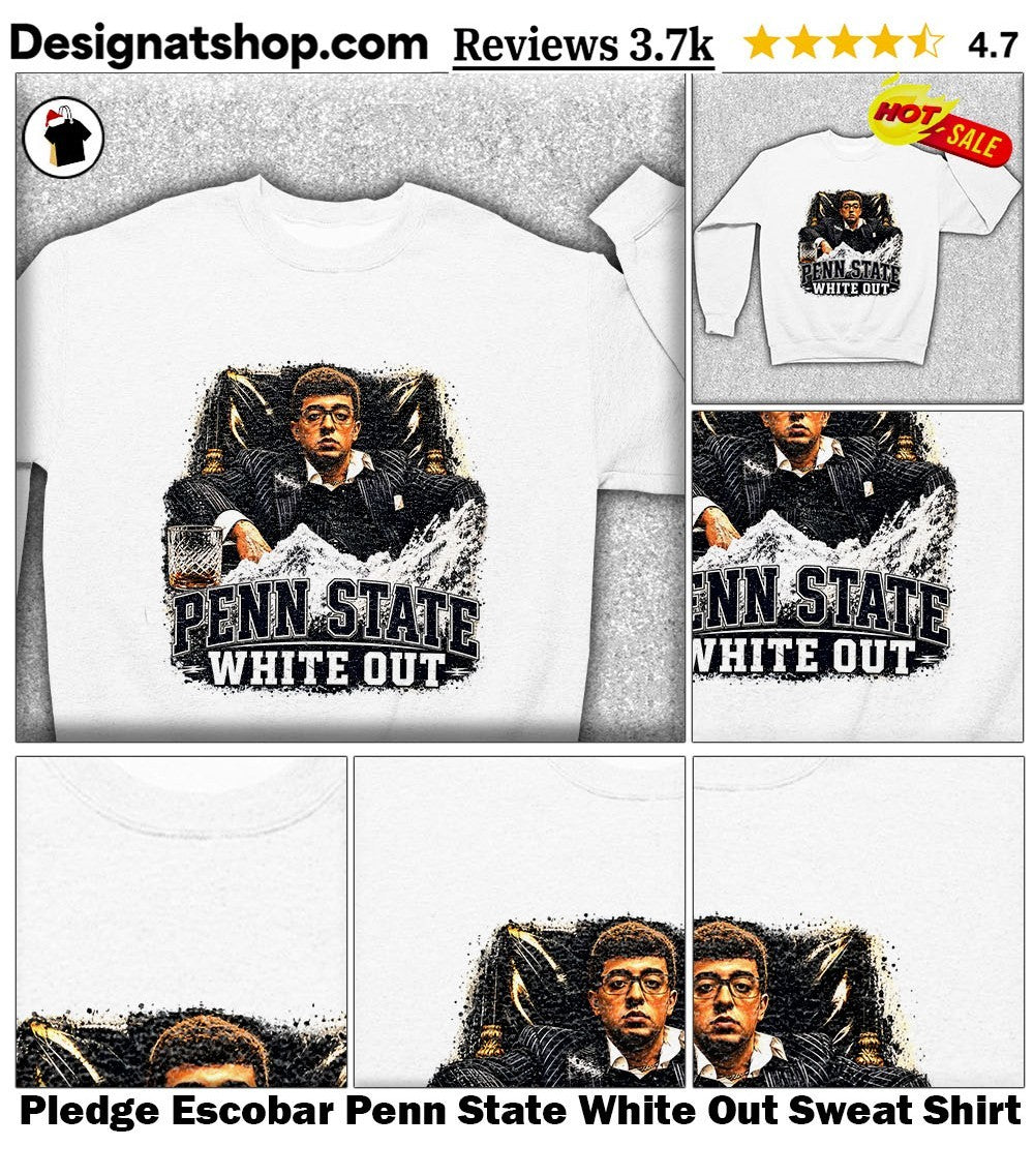 Pledge Escobar Penn State White Out shirt