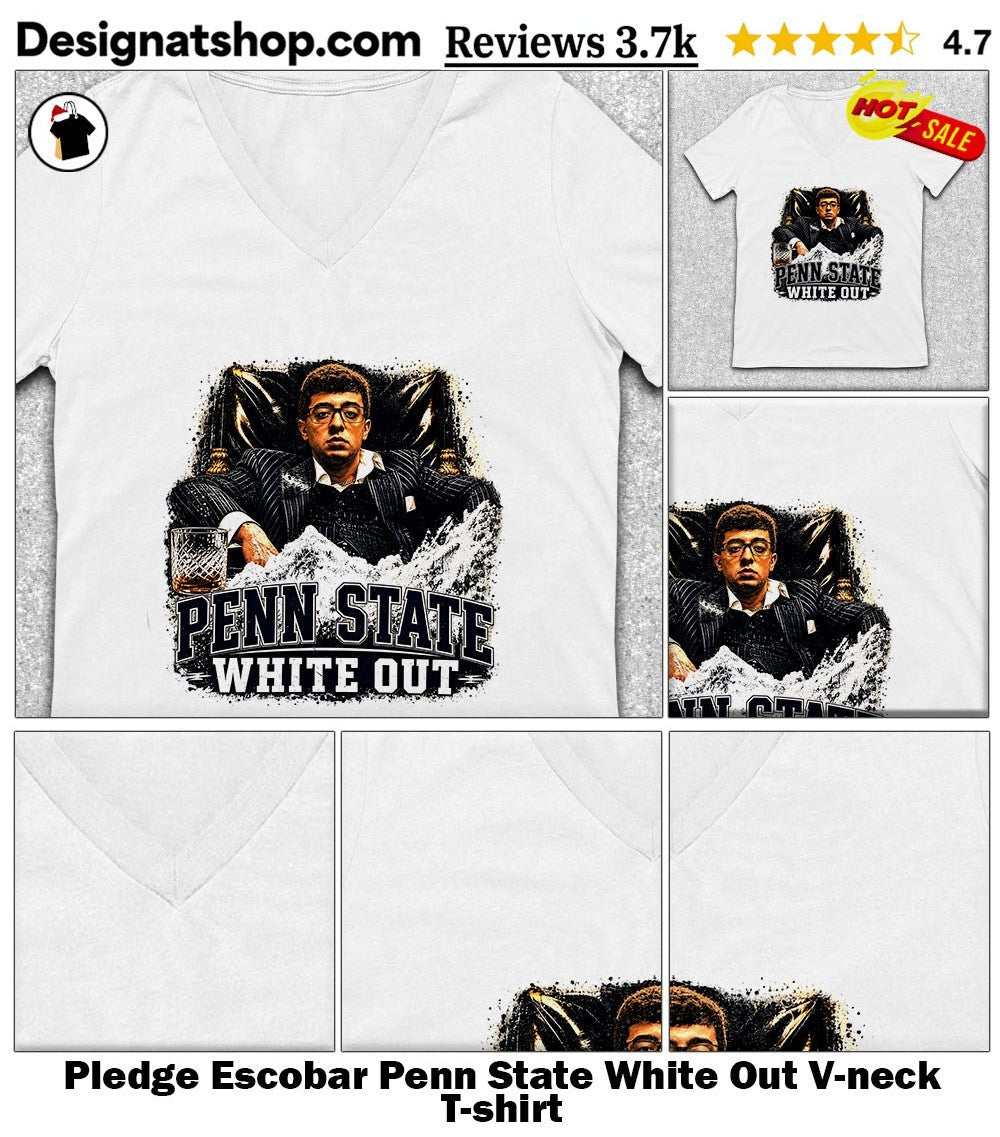 Pledge Escobar Penn State White Out shirt