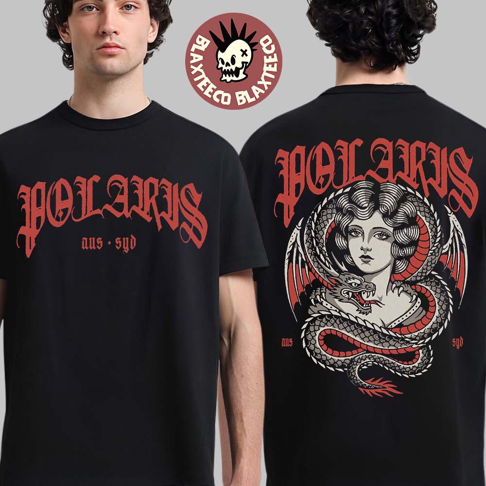 Polaris Australia And Sydney 2026 Tour Merch Lady Dragon T-Shirt