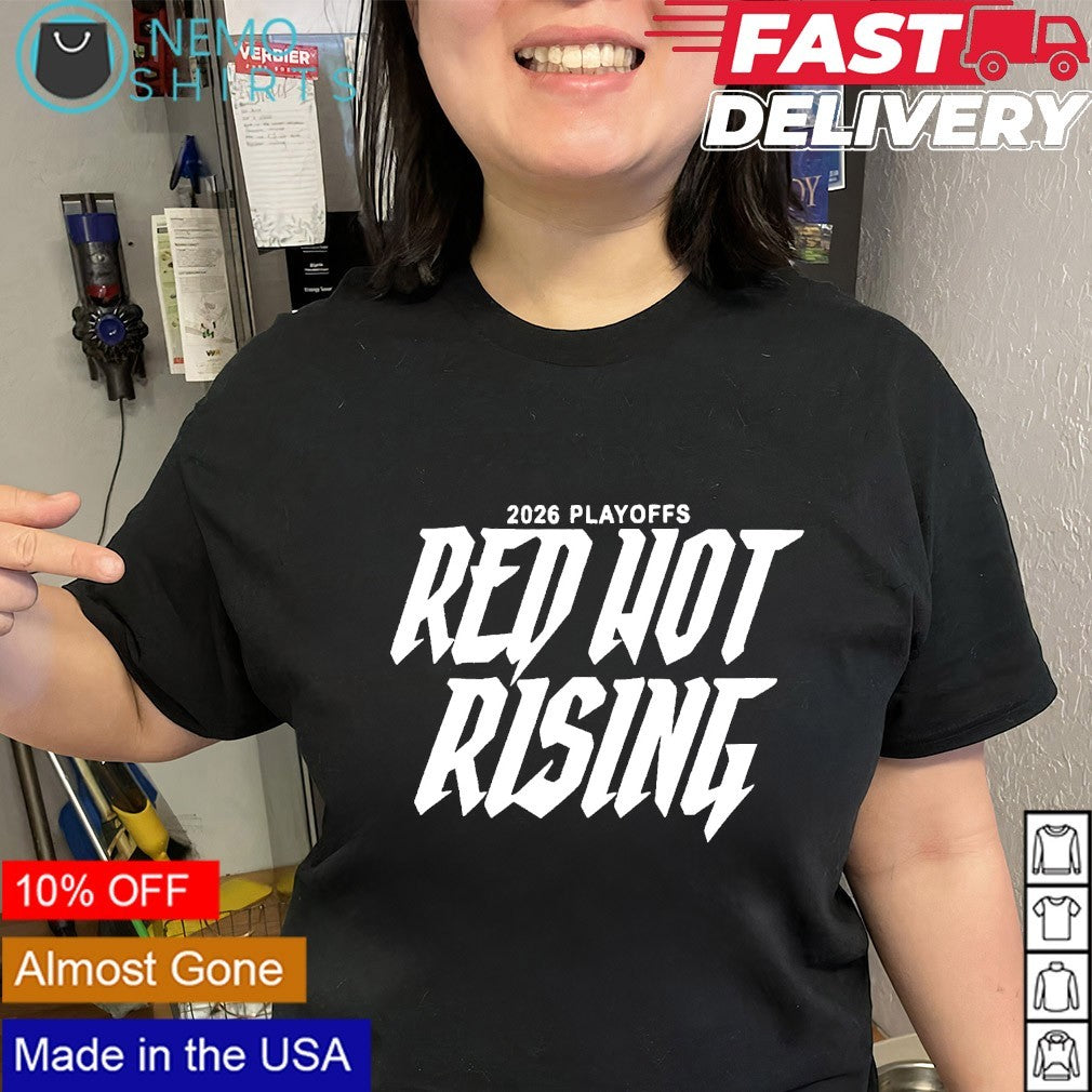 Portland Trail Blazers 2026 playoffs red not rising shirt
