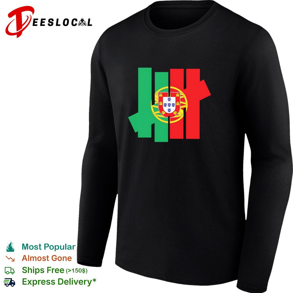 Portugal flag coat of arms Undefeated logo shirt