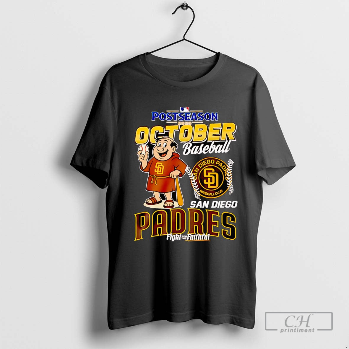 Postseason 2025 October Baseball San Diego Padres Fight For The Faithful Mascot