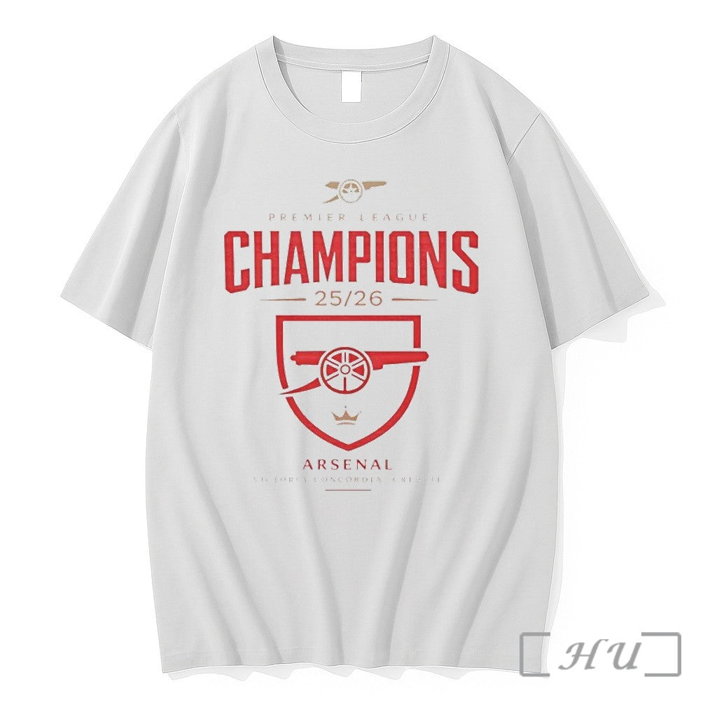Premier League Champions 25 26 Arsenal Tshirts Sweater Hoodie Jpg