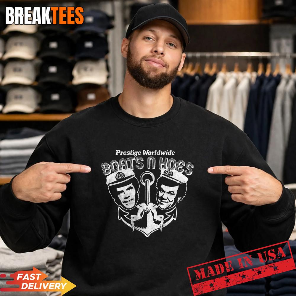 Prestige Worldwide Boats N Hoes Step Brothers T-Shirt