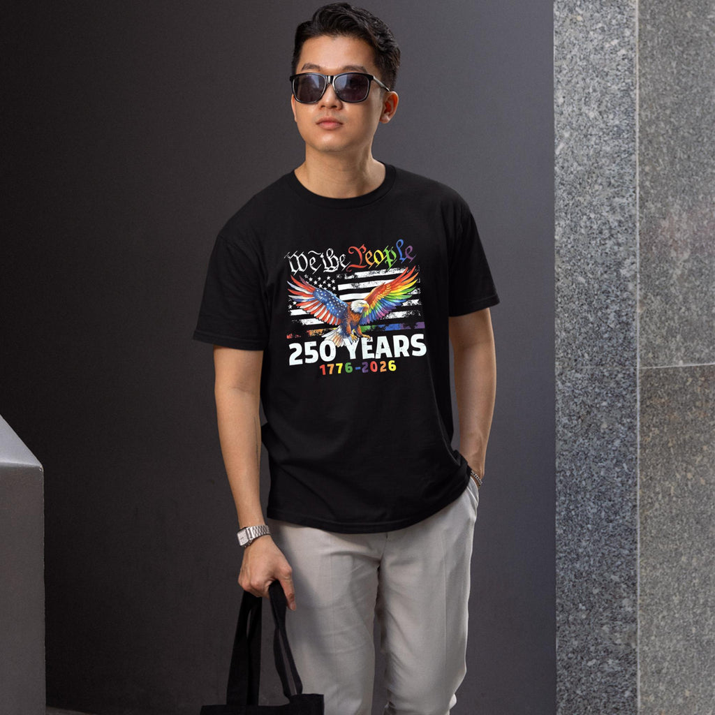 Pride LGBT Eagle US 250 Years 4th Of July Shirt