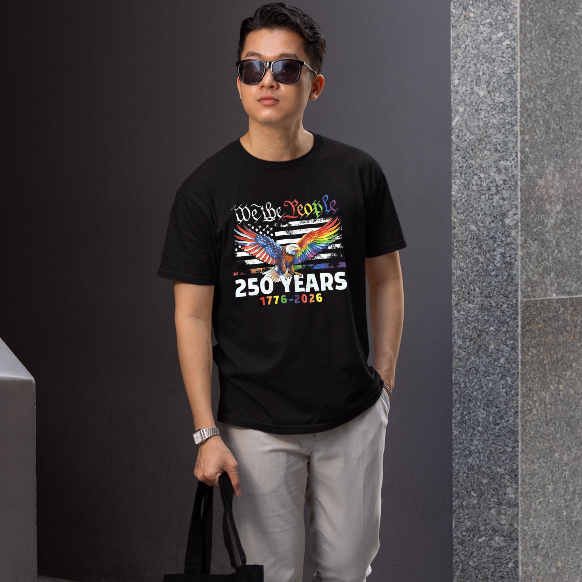 Pride LGBT Eagle US 250 Years 4th Of July Shirt