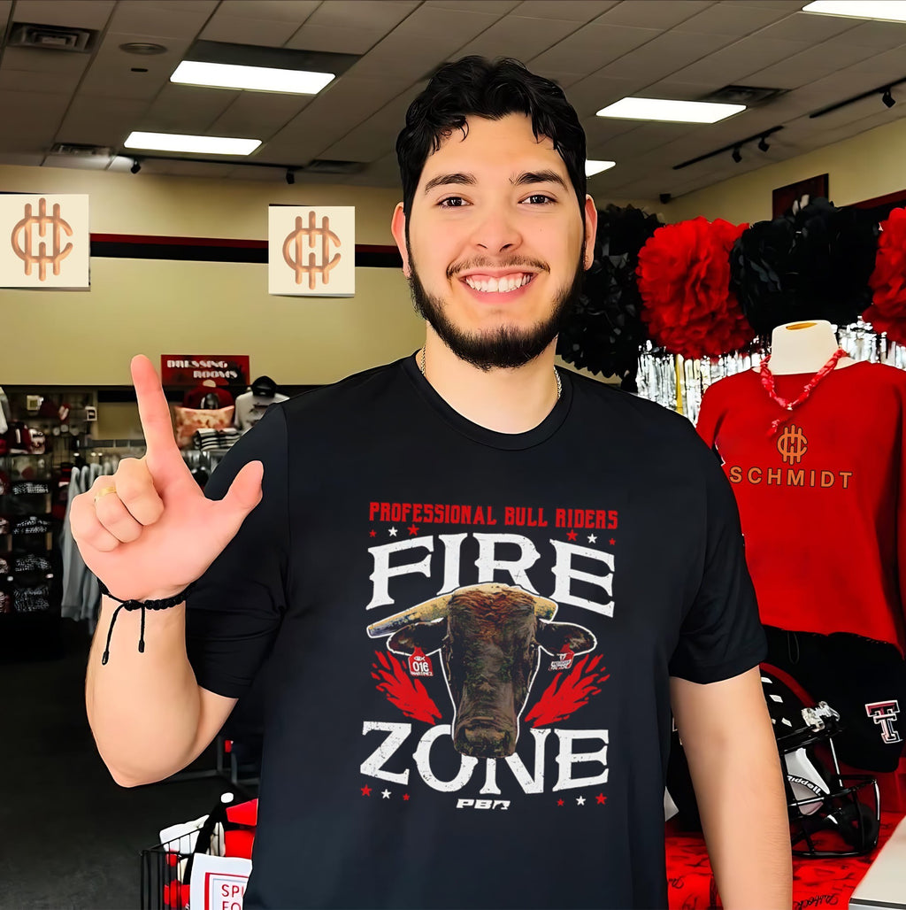 Professional Bull Riders Fire Zone Bull Head shirt