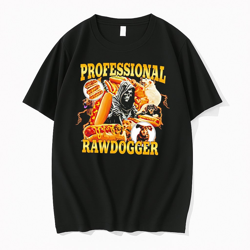 Professional Rawdogger Grim Reaper Dachshund Tee Tshirts Sweater Hoodie Jpg