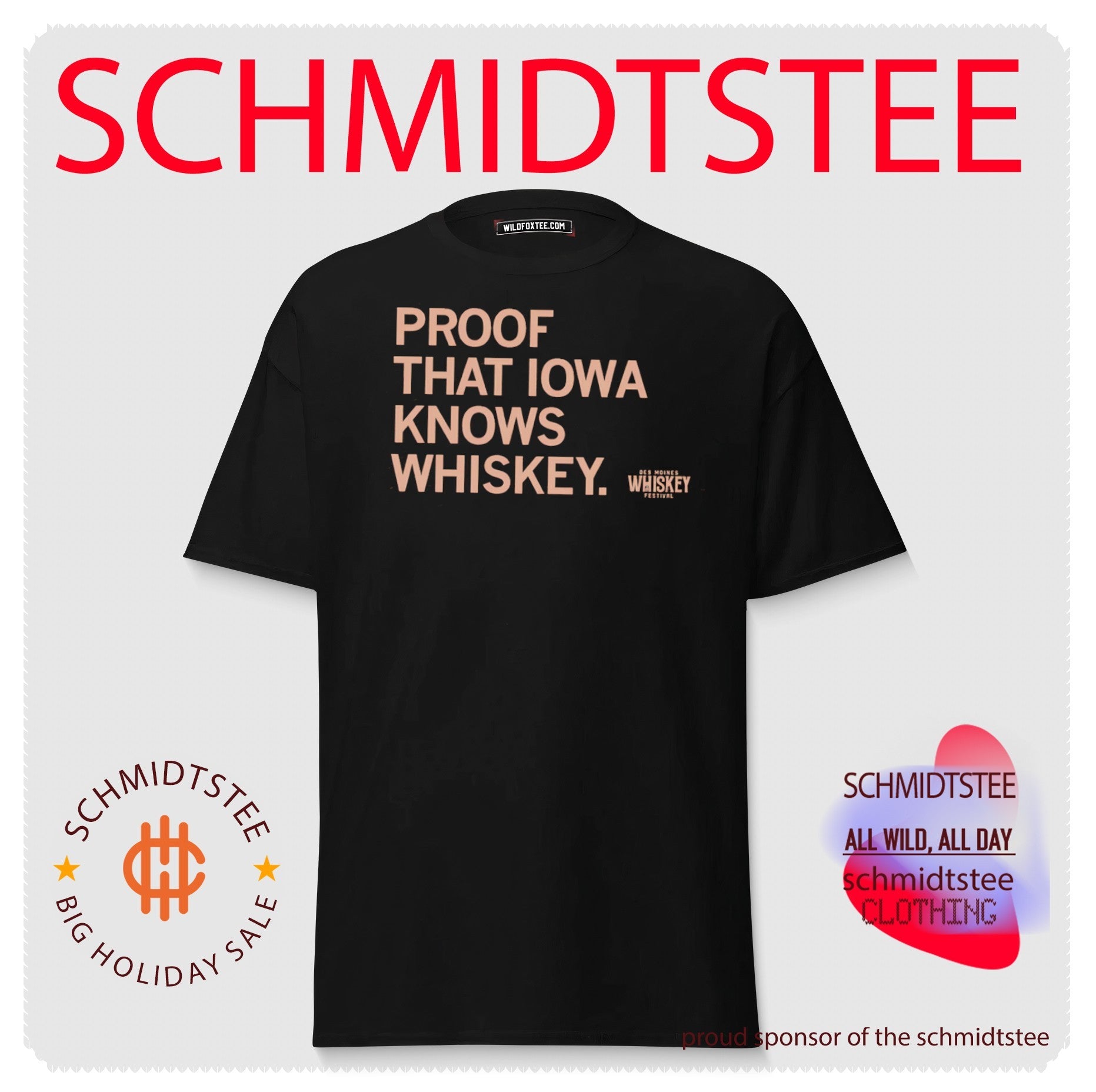 Proof That Iowa Knows Whiskey Des Moines Whiskey Festival shirt