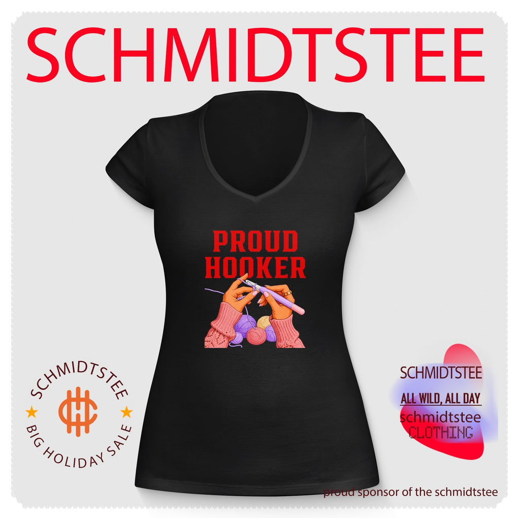 Proud Hooker Crochet Yarn Crafting knitting shirt