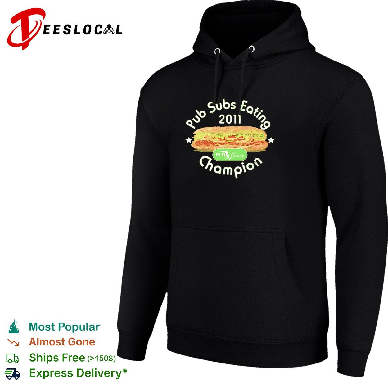 Pub subs eating champion 2011 FloGrown shirt
