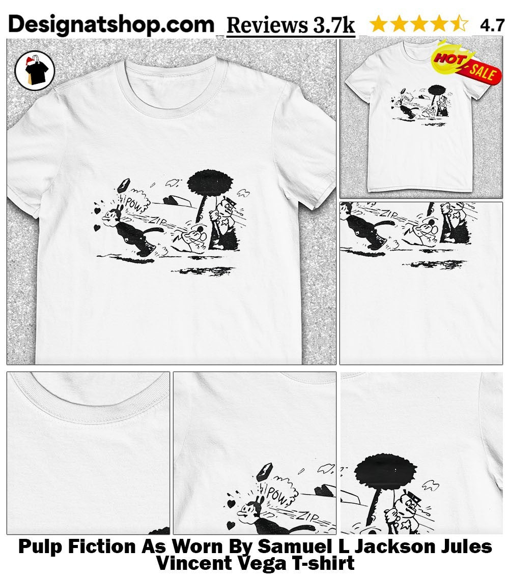 Pulp Fiction As Worn By Samuel L Jackson Jules Vincent Vega shirt