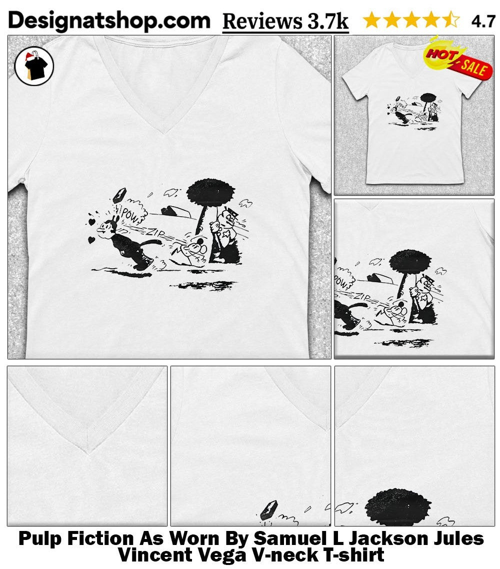 Pulp Fiction As Worn By Samuel L Jackson Jules Vincent Vega shirt