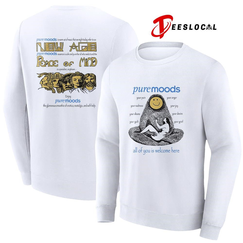 Puremoods all of you is welcome here new age peace of mind graphic shirt