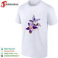 Purple orchid flowers FloGrown shirt